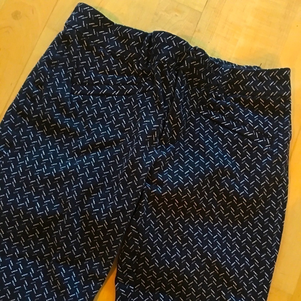 GAP Black & White Skinny Ankle Crop, Capri with Stretch, Size 0R